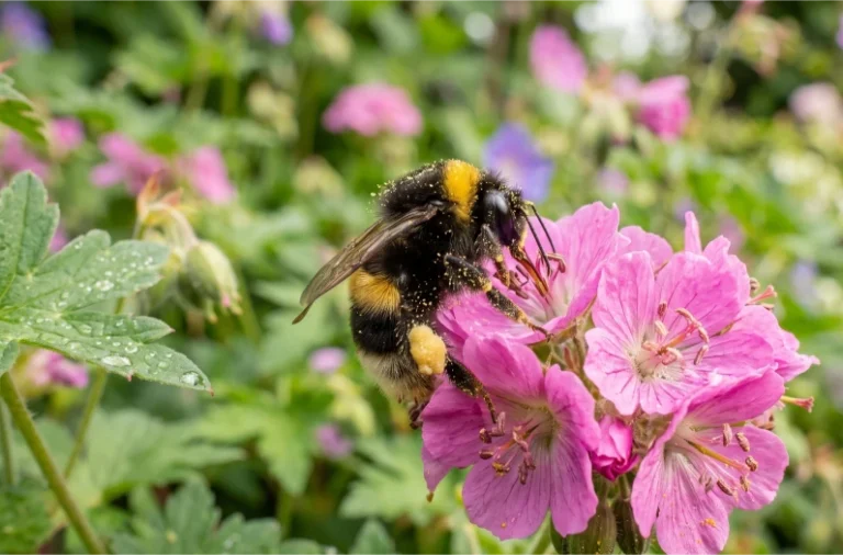 Bee on a flower