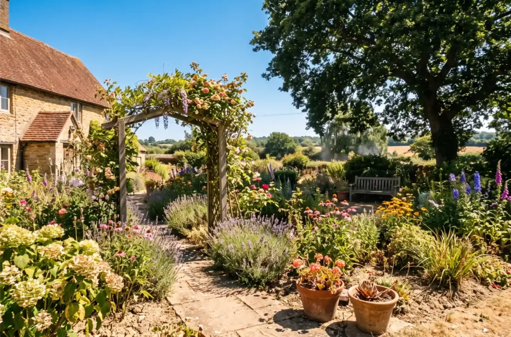 Sunny garden